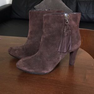 AK Anne Klein iFlex Caroline Bootie w/ Fringe